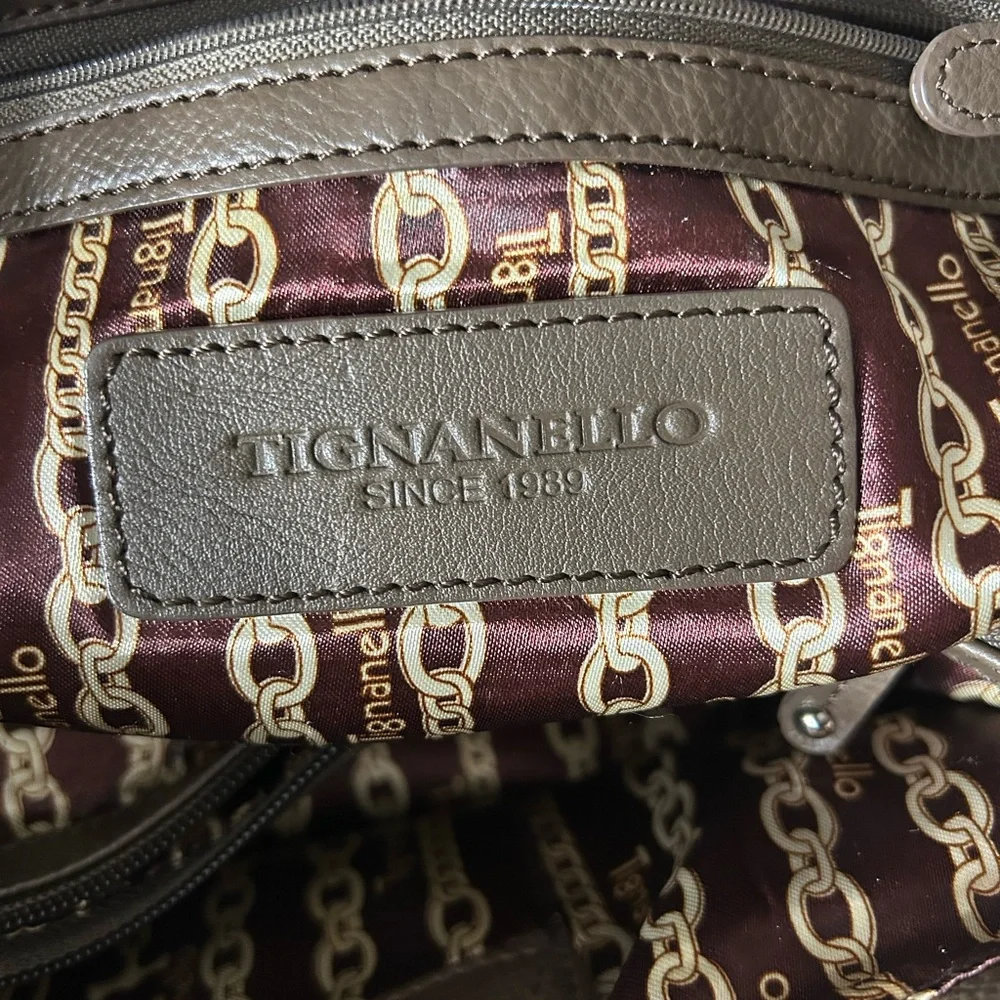 Tignanelo dark brown shoulder bag /purse